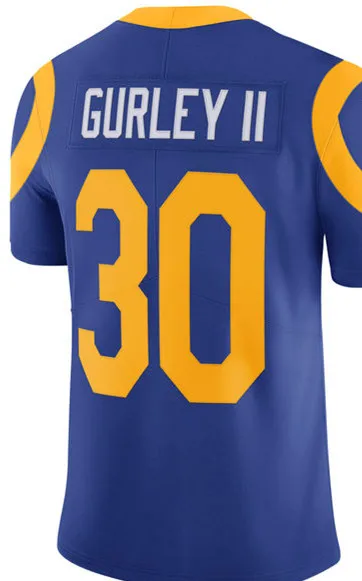 30 Todd Gurley II Джерси 16 Джаред Гофф 99 Аарон Дональд пар неосязаемый ограниченный пик сшитые майки - Цвет: Limited