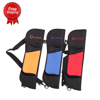 

Archery Accessories Waterproof Shoulder Canvas Arrow Quivers Holder Bag with Adjustable Strap