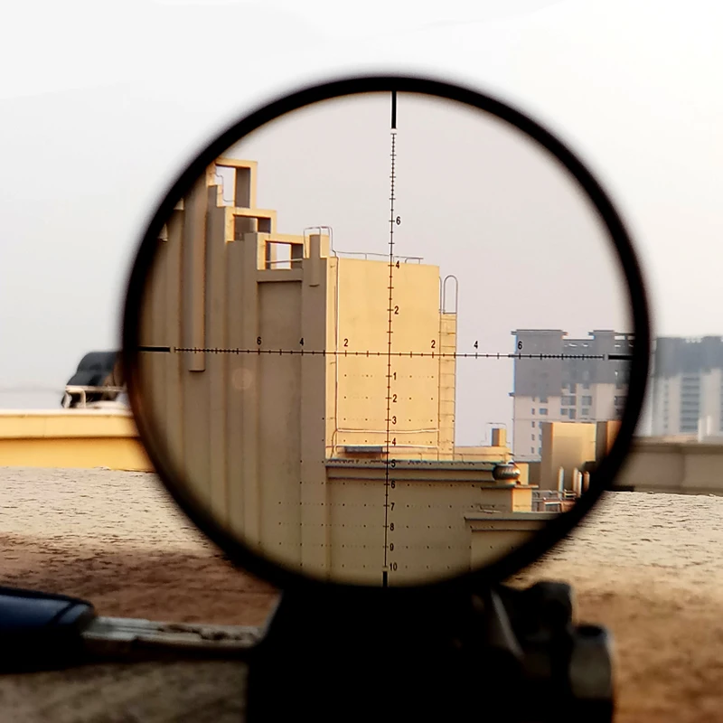 TUJIZHE DK1-6x24 Hunting Shooting Riflescope Optical Sight Compact Rifle Scope Glass Etched Reticle R/G Illumination