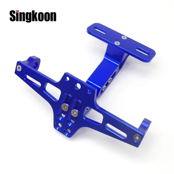 

Universal Motorcycle License Plate Bracket Holder kentekenplaathouder FOR honda cb 300 cb 600 z900 tidy gsx s750 jawa cb 300r