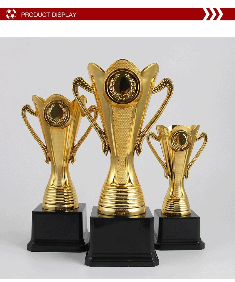 Plastic Trophy Toys Free Trophy Cup Award Team Sports Gold Plated Champion Cup Ceremony