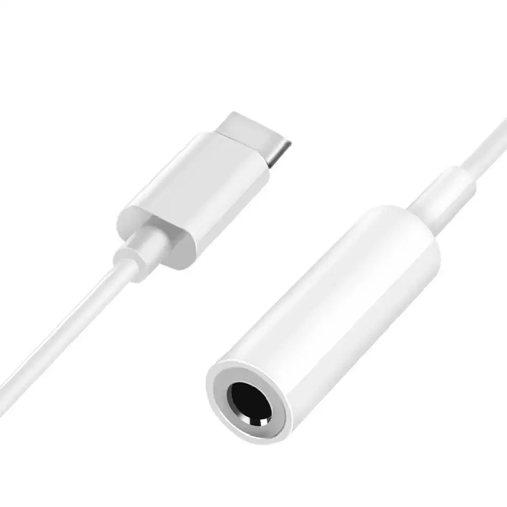 Type C 3 5mm Aux Adapter Usb C To 3 5MM Headphone Jack Adapter Audio Cable for Samsung Note 20 Ultra S20 Plus