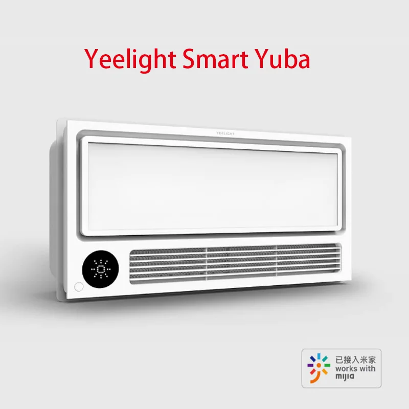 Type 1 Умный обогреватель для ванной Xiaomi Yeelight, мобильное приложение Bluetooth, дистанционное управление, 8 в 1, нагреватель для ванны, 3 передачи, быстрый нагрев, нагреватель для ванны - Цвет: Type 1