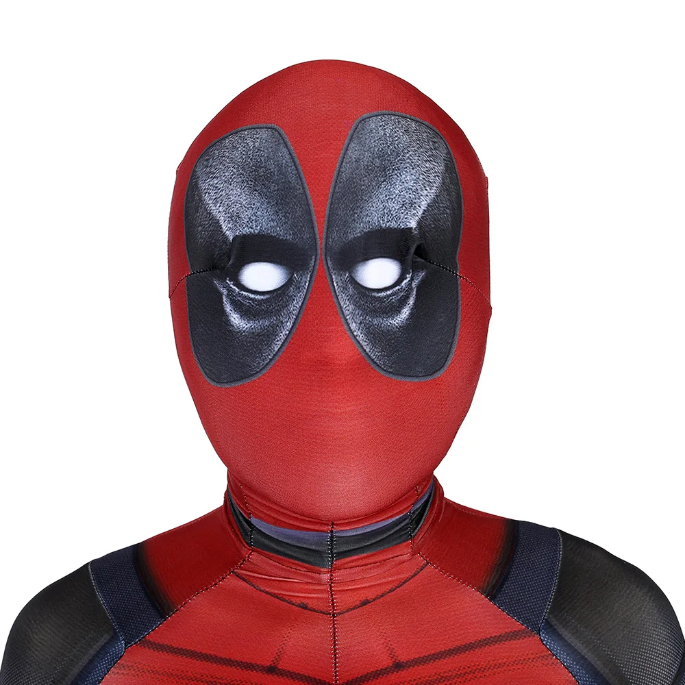 Бесплатная доставка хит костюм для Хэллоуина Дэдпула всего тела взрослых с