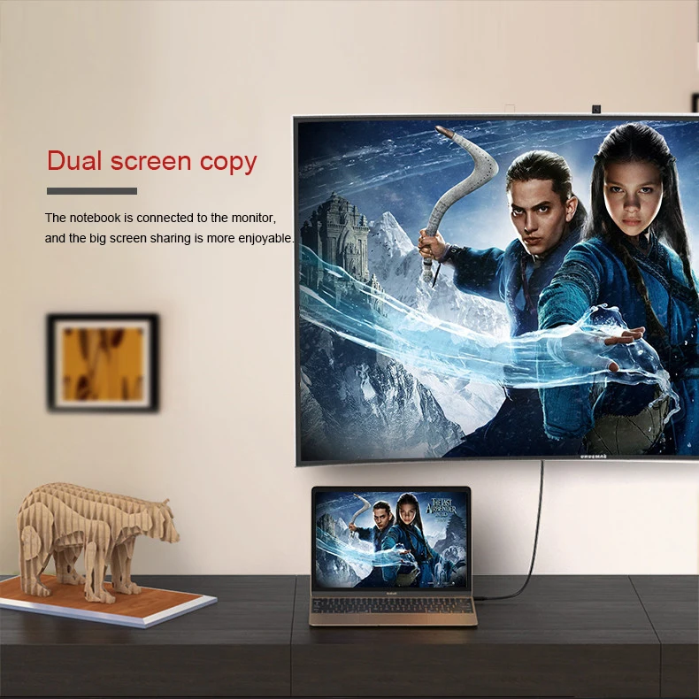 HDMI аудио кабель-Переходник USB C на HDMI 4K кабель адаптер Тип C HDMI Cabo для huawei mate 20 MacBook Pro samsung S9 HDMI USB-C шнур