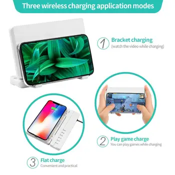

Qi Wireless Charger Wireless Charger With 3-Speed Dimmable Night Light