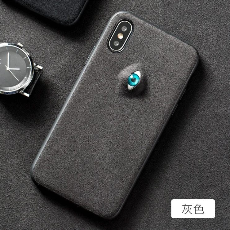 Креативный чехол из натуральной кожи с мехом для телефона для iPhone 8, 6, 6 S, 6 plus, 7, 7, 8 plus, x, xs, max, 11 Pro, Max, чехол