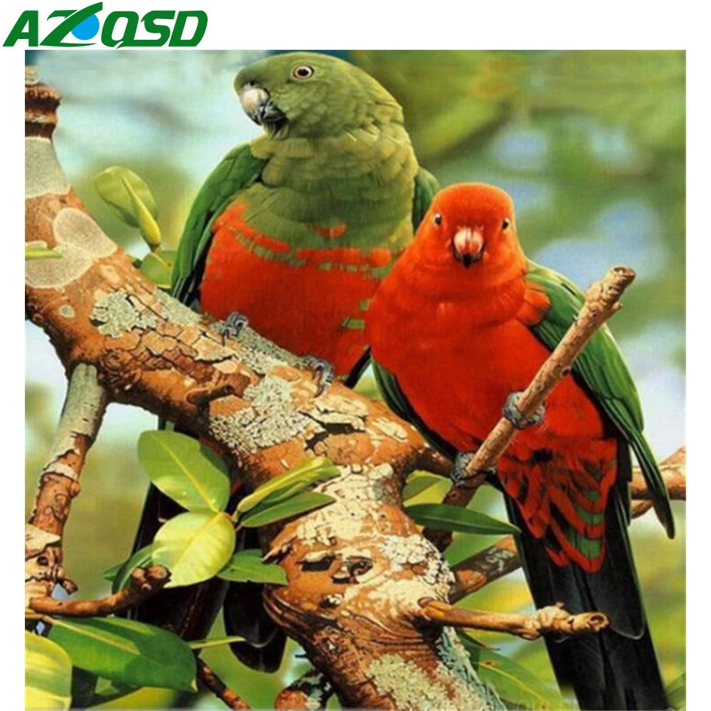 Azqsd 5D алмазная картина мозаика картина бисером с цветами птица вышивка крестиком полный квадратный дрель DIY интерьерная вышивка