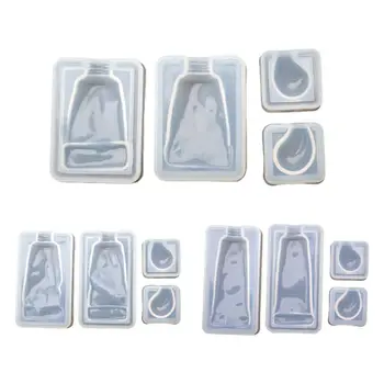 

Silicone Mold for Jewelry Making with Hole DIY Handmade Craft Epoxy Resin Mould Q0KE