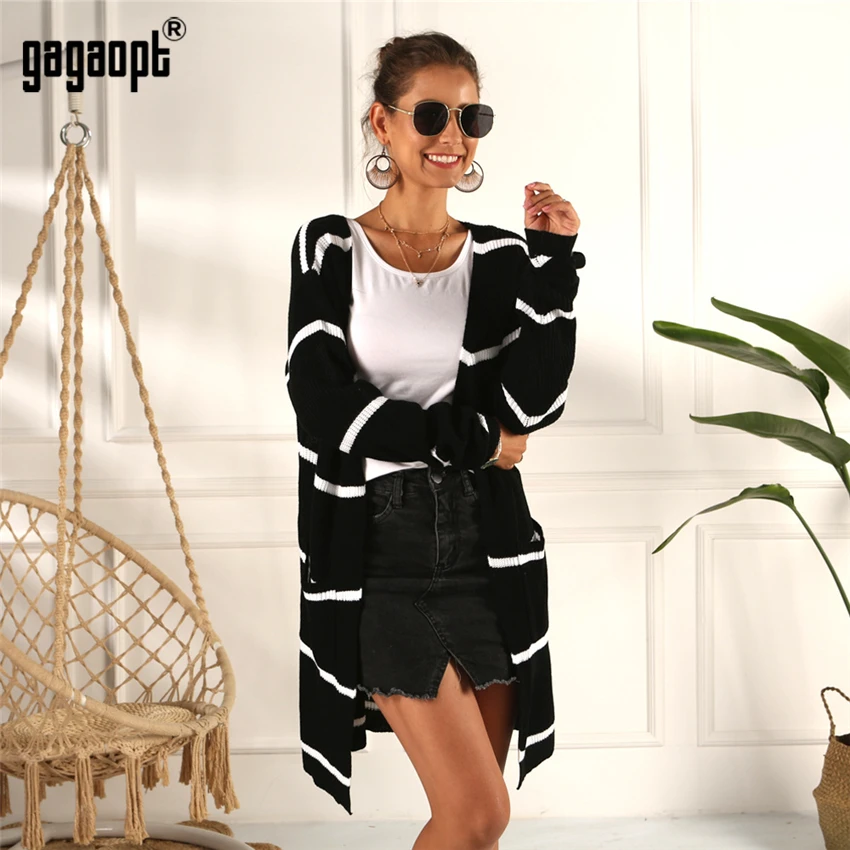 Gagaopt Женская куртка с длинным рукавом теплое пальто средней длины однотонная зимняя куртка Женский Топ