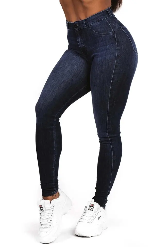 New Women's Super Elastic Jeans Slim Skinny Trousers Fashion Pants Large Size Denim Jean High Street one size fit always jeans