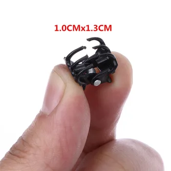 

2019 12PCS Mini Cute Hair Clip Ladies Clip Plastic 6 Claw Hair Clip Head Wear Hair Styling Tools Headdress Elegant Stylish Cute