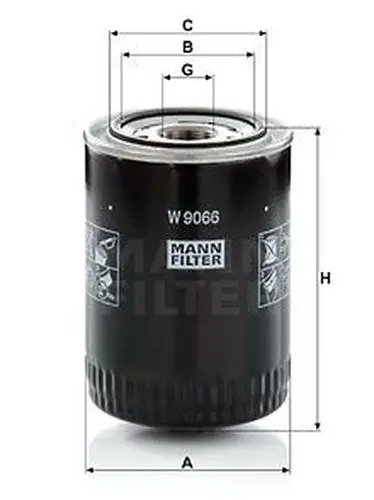 Oil filter Mitsubishi Colt/Galant 1.8D/TD-2.5TD 86 MANN-FIL | Автомобили и мотоциклы