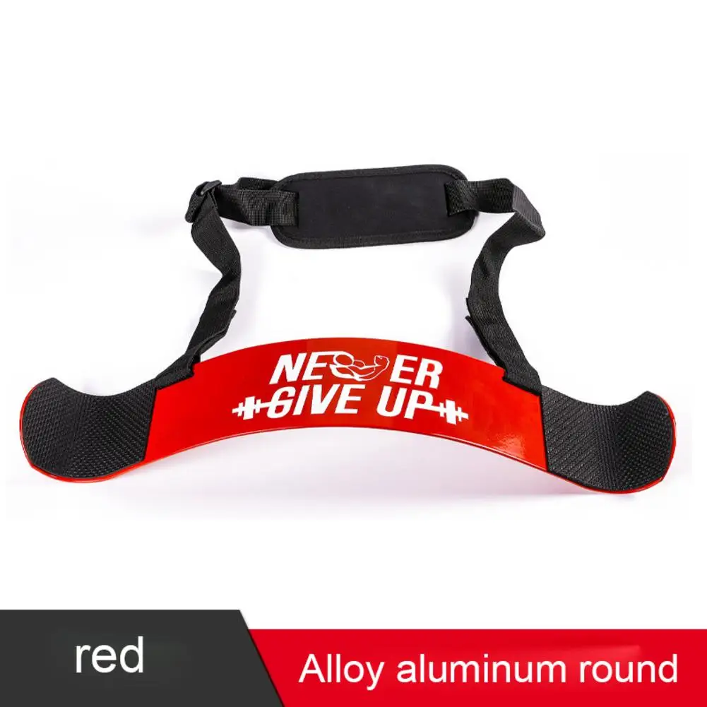 Red Поддерживающая доска для тяжелой атлетики, регулируемые ремни, аксессуары для тренажерного зала, фитнеса, штанги для тяжелой атлетики, бицепс, тренировочная рука, бластер - Цвет: Red