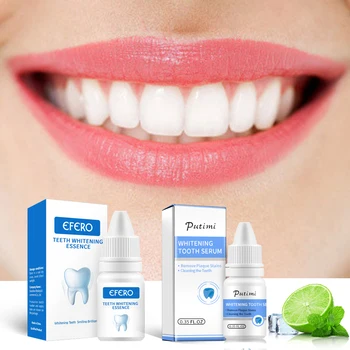 

EFERO Teeth Whitening Serum Oral Hygiene Cleanser Effectively Remove Tooth Stains Plaque for Teeth Bleaching Essence Oral Care