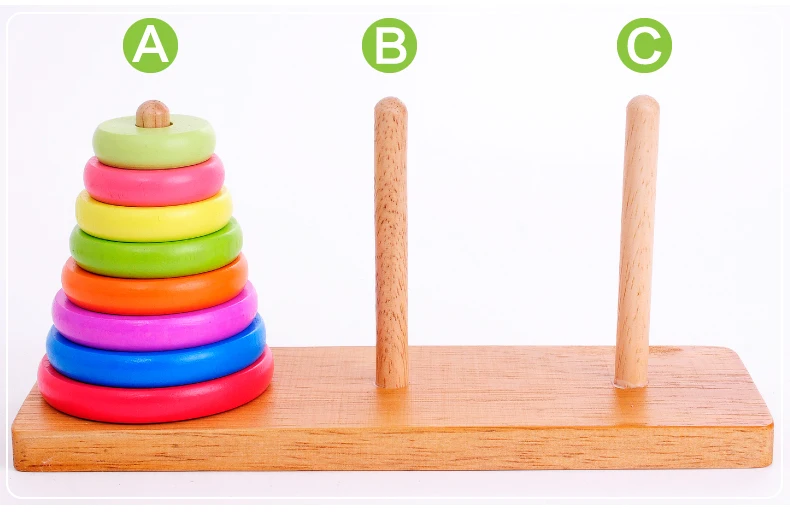 Baby Wooden Blocks Toys For Children Montessori Teaching Leaning Education Building Blocks Children Boirthday Gift