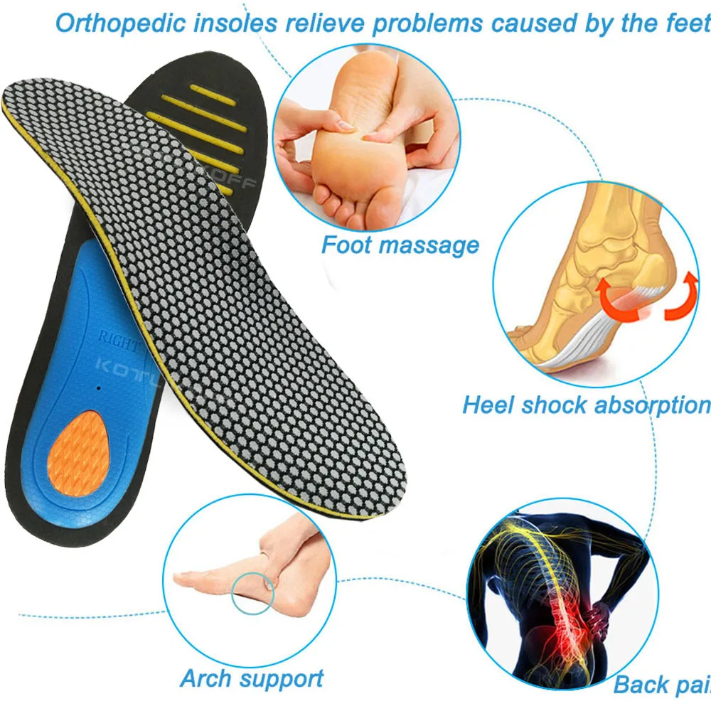 Ортопедические стельки из ЭВА ортопедические плоские для здоровья обуви вставка