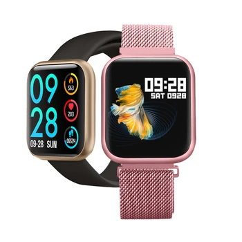 

Smartwatch 2020 Whatsapp Reminder Heart Rate Monitor Waterproof Sleep Tracker Fitness P80 Sport Smart Watch Android Women Men