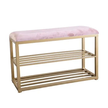 

Shoe change stool can sit adult household small stool multifunctional fitting room storage sofa stool storage artifact