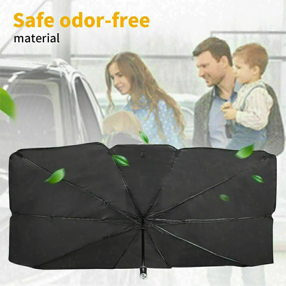 Parasol protector para el parabrisas delantero del coche, cubierta para la luna frontal del automóvil, accesorios de protección interiores, para evitar la luz solar