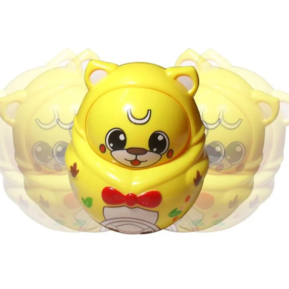 Cartoon Tumbler Doll Rattles Toys For baby toys for babies Mini Girl baby Toy Matlyoshka Tumbler doll Facial Expression Original