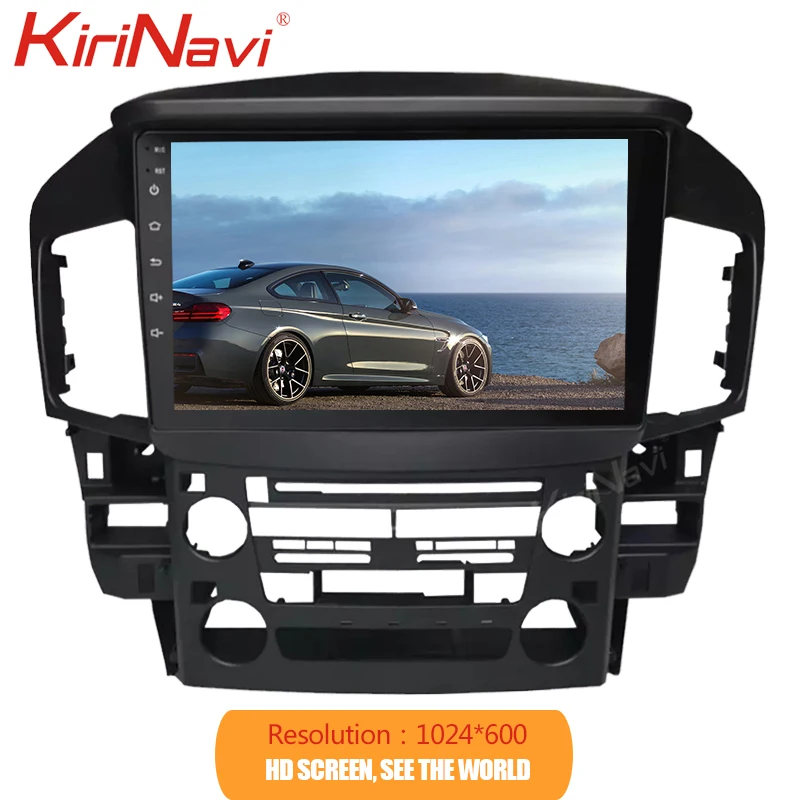 Автомобильная магнитола KiriNavi " 1 Din Android 9,0 для Lexus RX300 автомобильный DVD мультимедийный плеер Авто gps навигация Bluetooth Радио Automotivo