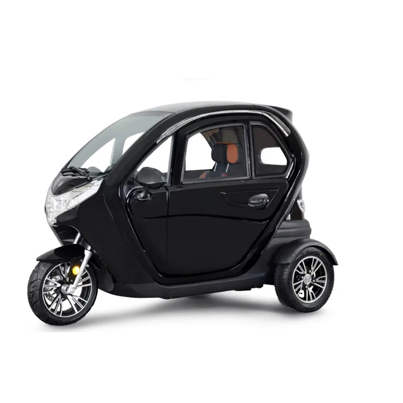 Triciclo elétrico fechado para adultos 3 rodas veículo elétrico mobilidade da família scooter Triciclo elétrico fechado para adultos 3 rodas veículo elétrico mobilidade da família scooter
