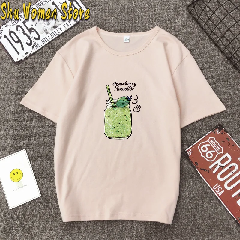 2020 Women's summer fashion Women's original hostel Women's drink printed T-shirt aesthetic harajuku tshirt Unisex Funny Tops Te