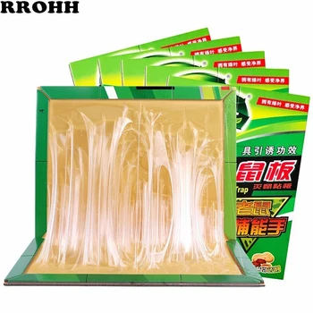 

5 PCS Strong Mouse Board Sticky Mice Glue Trap High Effective Rodent Rat Snake Bugs Catcher Pest Control Reject Non-toxic