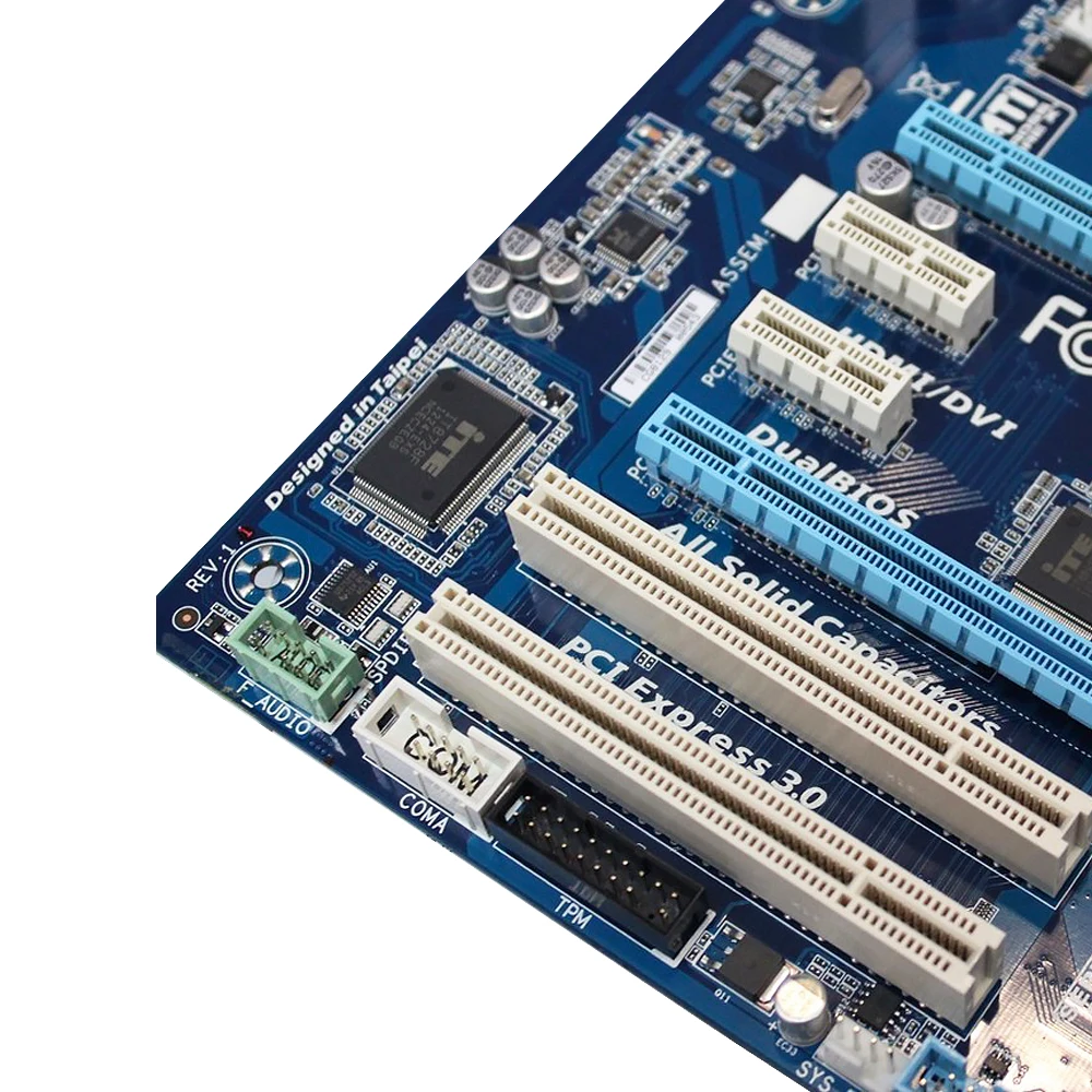 Gigabyte GA-Z77-DS3H настольная материнская плата Z77-DS3H Z77 LGA 1155 DDR3 32G SATA3 USB3.0 VGA DVI HDMI ATX б/у материнская плата