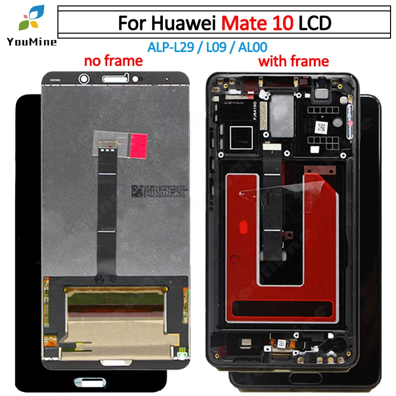 ЖК-дисплей для Huawei Mate 10 дигитайзер сенсорный экран панель в сборе ALP-L29 L09 AL00