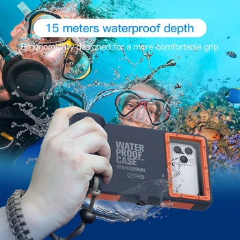 

Universal 15M Diving Bag Phone Case For iPhone 11 Pro Max X XS XR 7 8 6s Mobile Waterproof Case Underwater Scuba Bag For Samsung