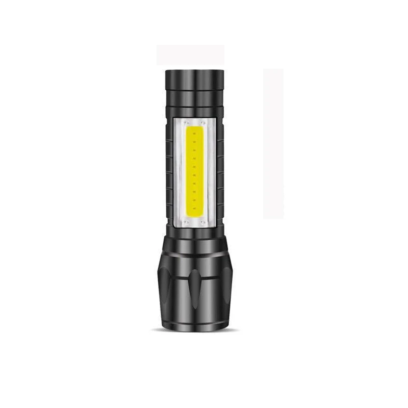 XANES 7099 светодиодный+ COB 3 режима масштабируемый USB Перезаряжаемый мини-светодиодный тактический фонарь Открытый Водонепроницаемый Многофункциональный фонарик