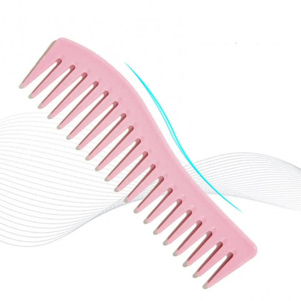 

Wholesale Wide Teeth Comb Plastic Hair Styling Fashion Durable Hair Salon Hairdressing Combs Accessories