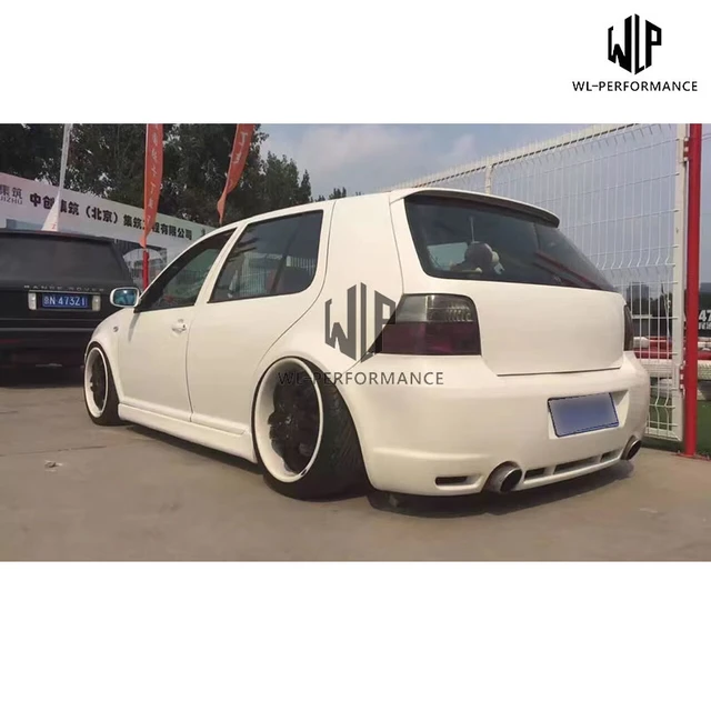 Unpainted Abs Material Front Bumper Side Skirts Rear Bumper Car Body Kit  For Vw Golf 4 Mk4 Tuning 2003-2009 - Bumpers - AliExpress