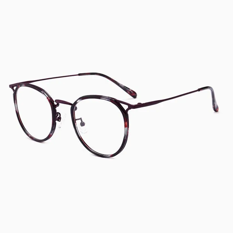 C15 optical glasses Новинка, O-Q, для клуба, Ретро стиль, для вождения, солнцезащитные очки для женщин и мужчин, корейские очки, круглые, TR90, полная оправа, солнцезащитные очки - Цвет линз: C15 optical glasses