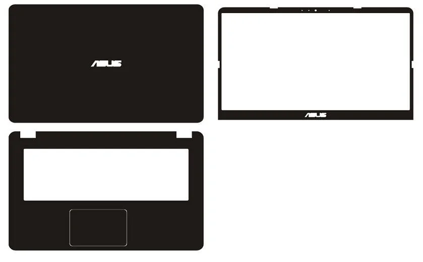 Ноутбук углеродной виниловой кожи Стикеры Крышка для ASUS X505 X505B X505BA X505BP K505 K505ZA A505 A505ZA A505BP 15,6"