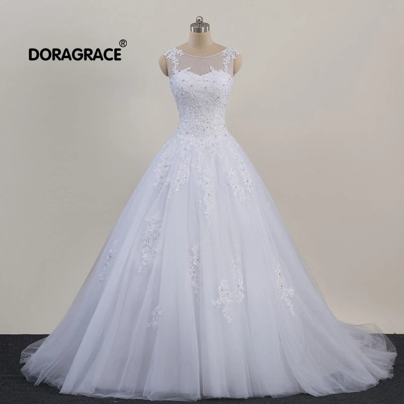 

Doragrace vestido noiva Wedding Dresses Plus Size Custom Made