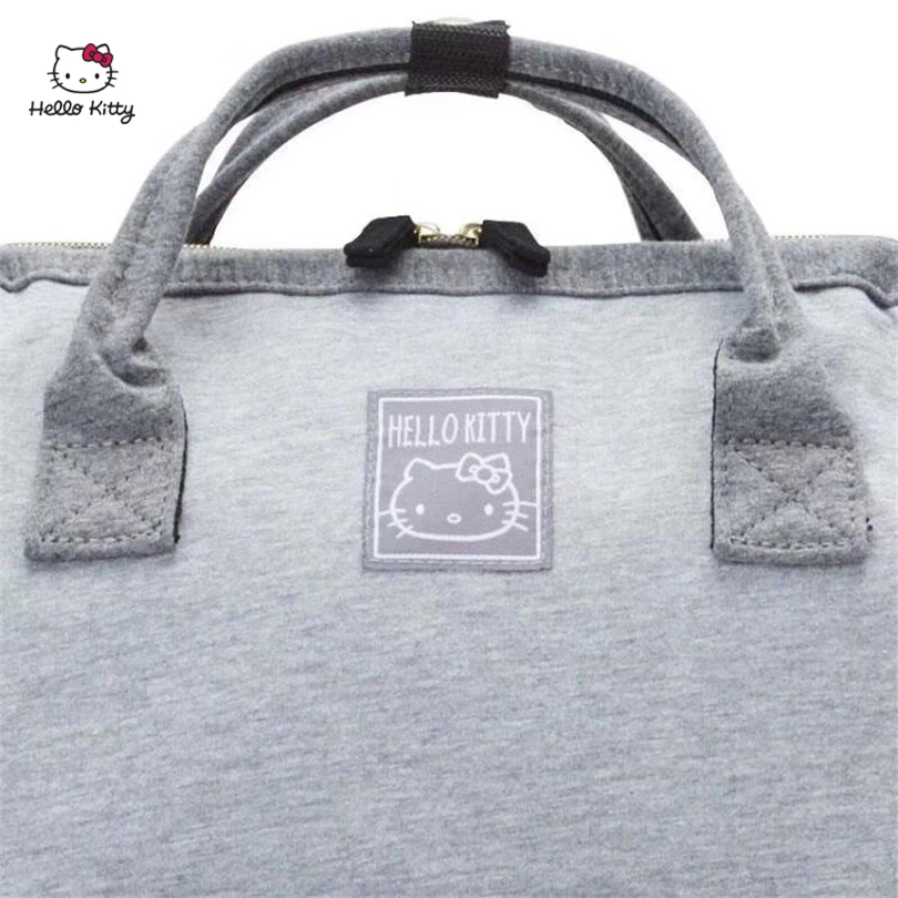 Модный рюкзак с рисунком HELLO KITTY, простой детский школьный рюкзак с принтом, многофункциональная сумка для хранения для молодых людей, HK-TT057