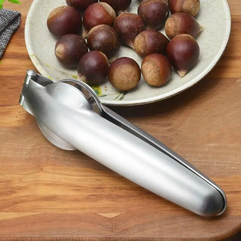 Chestnut Clip Nut Opener Cracker Sheller Walnut Plier Tools Stainless Steel Kitchen Tools Quick Peeler Nut Cracker