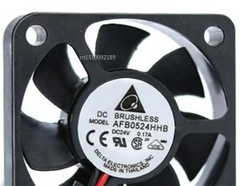 Для AFB0524HHB 5015 24V 0.17A 5 см большой объем воздуха двойной шар инверторный вентилятор