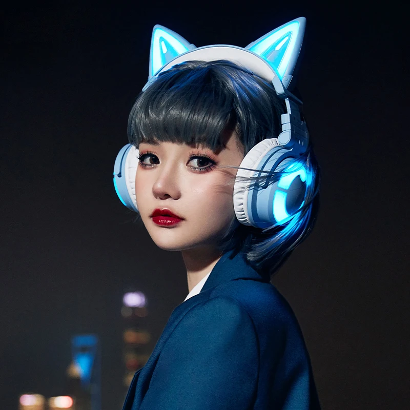 Yowu 3G Cute Cat Wireless Headphones 