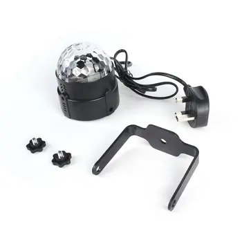 

Voice Control RGB LED Stage Lamps Crystal Magic Ball Sound Control Laser Stage Effect Light Party Disco Club DJ Light Drop Ship