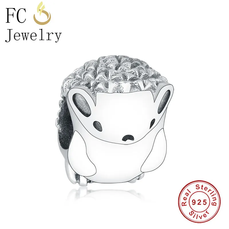

FC Jewelry Fit Original Pandora Charm Bracelet 925 Sterling Silver Nino The Hedgehog Bead Women Making Berloque New Arrival 2019
