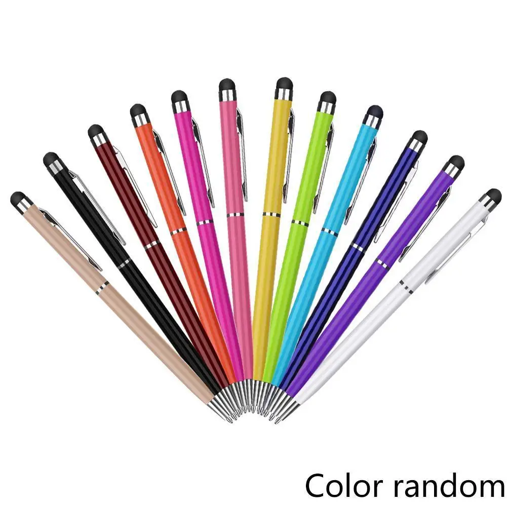 

1pc Universal Capacitive Pen Stylus Touchscreen Pen For Samsung Color Pen Capacitive Random For Ipad PC Tablet Y0C2