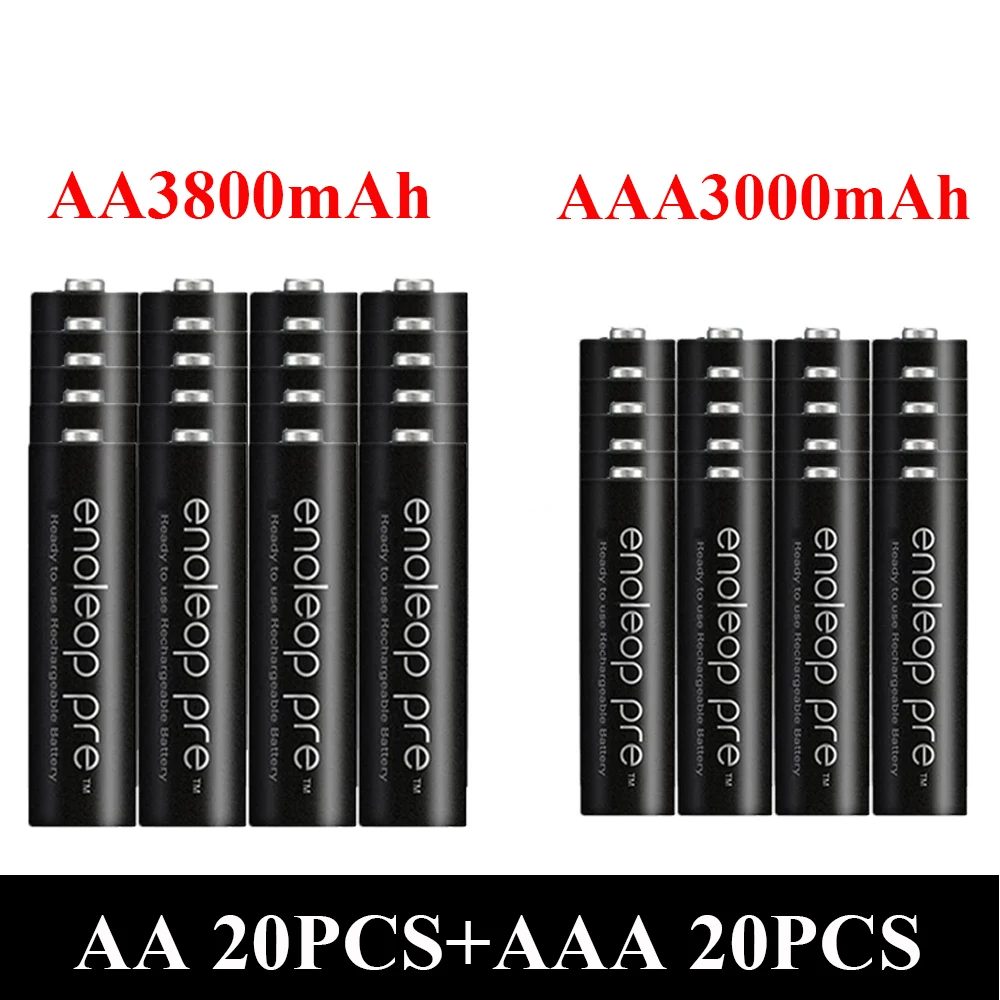 AA + AAA перезаряжаемый Ni-MH аккумулятор 1 2 в 3800 мАч 3000 камера игрушка-фонарик пульт