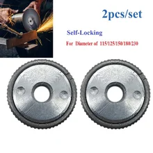 

M14 Thread 115mm/125mm Angle Grinder Inner Outer Flange Nut Set Tools Power Replacement For Bosch Metabo