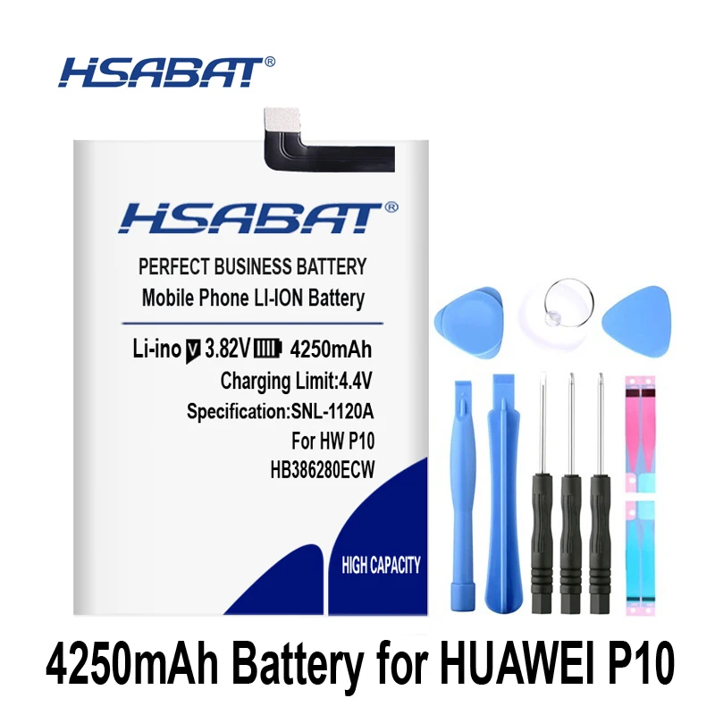 

HSABAT 4250mAh HB386280ECW Battery for Huawei Ascend P10 honor 9 STF-L09 STF-AL10 STF-AL00 VTR-AL00 VTR-L09 VTR-L29