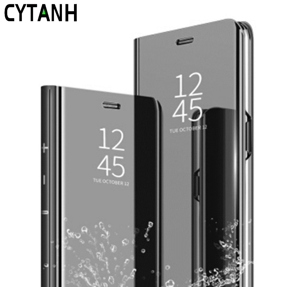 Smart mi rror флип чехол для Xiaomi Redmi 9T Pro 9 8 SE A1 A2 S2 K20 Кожаный Note 7 5 6 5A 6A 7A Plus 4X