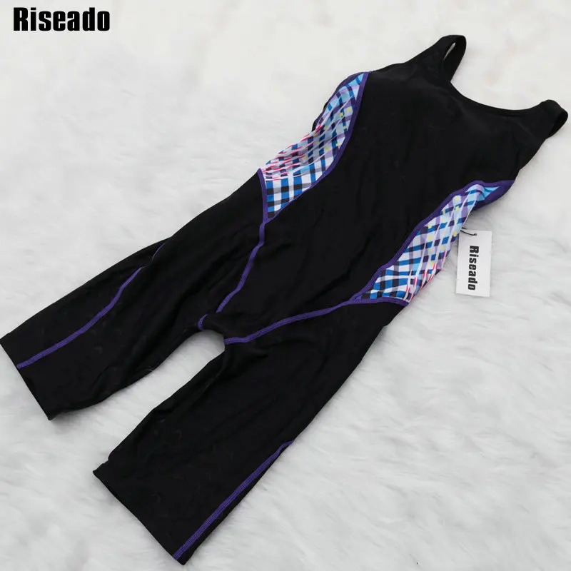 Riseado, спортивный сдельный купальник, конкурентоспособный, женский купальник,, пэчворк, спина-борцовка, купальники, Boyleg, купальники